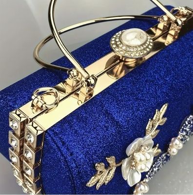 New Elegant Rhinestone Bead Decor Dinner Bag, Party, Wedding Women's Evening Handbag, Vintage Style Small Prom Bag