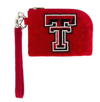 Браслет-сумка из бисера Texas Tech Red Raiders