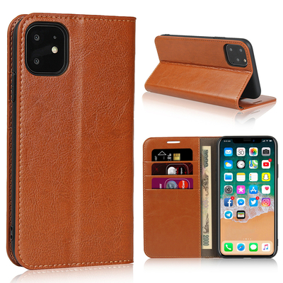 Случай телефона Pu Iphone 13 кожаный, случай бумажника Samsung S8 кожаный