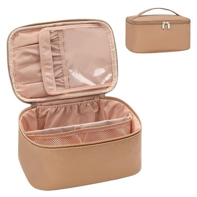 Ручная стирка Beauty Essentials Pouch с 3 отсеками Идеальный организатор для косметики Туалетные принадлежности и личные вещи