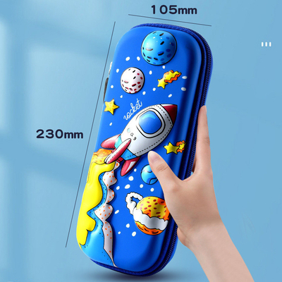 Изобретенный EVA карандаш Case Zipper Закрытие Shockproof Screen Printing Логотип