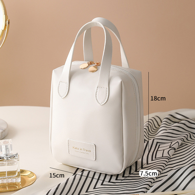 MAKEUP BAG 2023 Новый портативный большой вместимости водонепроницаемый путешественный портативный туалетные принадлежности и складские сумки для ухода за кожей