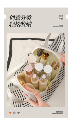 MAKEUP BAG 2023 Новый портативный большой вместимости водонепроницаемый путешественный портативный туалетные принадлежности и складские сумки для ухода за кожей
