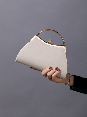 EUROPE AND THE UNITED STATES RETRO Solid COLOR PLEATED RAND RING FASHION LOCK CLOSED DINNER BAG CHAIN CROSSBODY BAG (Европа и Соединенные Штаты) Ретро твердое цветное рельефное кольцо на руке модное кольцо замкнутый обеденный пакет цепочка кроссбоди сумка
