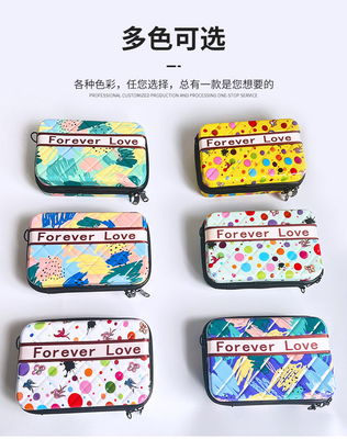 ASB+PC MATERIAL PORTABLE HARD SHELL MAKEUP BAG ONE SHOULDER PORTABLE STORAGE BAG WITH HAND GIFT BOX Фестиваль ежегодное собрание