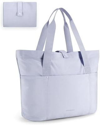 BAGSMART Tote Bag для женщин, складной Tote Bag с резьбой Большой плечевой сумка верхняя ручка сумка для путешествий, работы