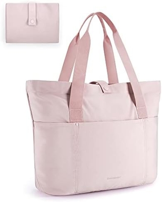 BAGSMART Tote Bag для женщин, складной Tote Bag с резьбой Большой плечевой сумка верхняя ручка сумка для путешествий, работы