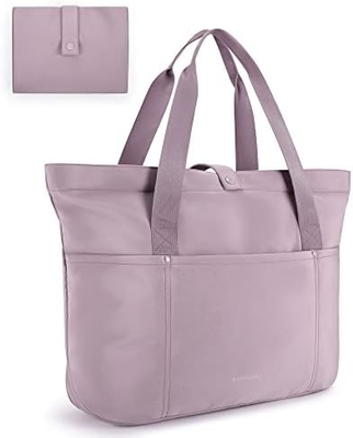 BAGSMART Tote Bag для женщин, складной Tote Bag с резьбой Большой плечевой сумка верхняя ручка сумка для путешествий, работы