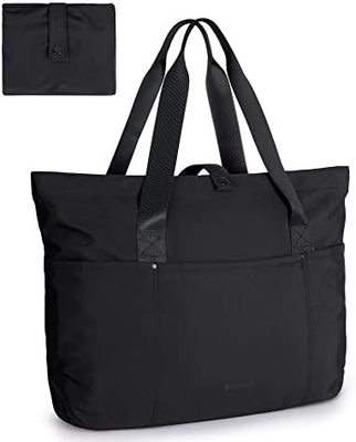BAGSMART Tote Bag для женщин, складной Tote Bag с резьбой Большой плечевой сумка верхняя ручка сумка для путешествий, работы