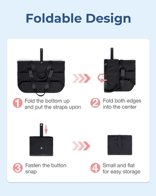 BAGSMART Tote Bag для женщин, складной Tote Bag с резьбой Большой плечевой сумка верхняя ручка сумка для путешествий, работы