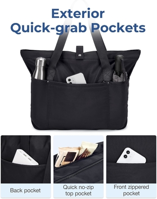 BAGSMART Tote Bag для женщин, складной Tote Bag с резьбой Большой плечевой сумка верхняя ручка сумка для путешествий, работы