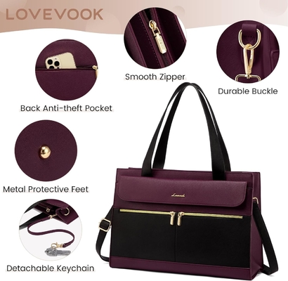 Lovevook 15.6 дюймовый ноутбук для женщин ноутбук для работы профессиональная кожаная компьютерная коробка водонепроницаемая