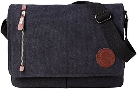 VINTAGE CANVAS Сашель МЕССЕНДЖЕР САК для мужчин Женщины,Путешественный плечевой сумка 13,5 &quot;Лаптоп сумки книжный пакет