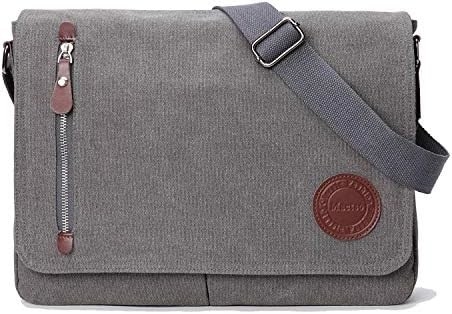 VINTAGE CANVAS Сашель МЕССЕНДЖЕР САК для мужчин Женщины,Путешественный плечевой сумка 13,5 &quot;Лаптоп сумки книжный пакет