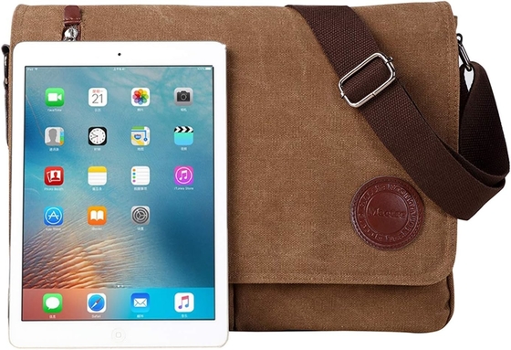 VINTAGE CANVAS Сашель МЕССЕНДЖЕР САК для мужчин Женщины,Путешественный плечевой сумка 13,5 &quot;Лаптоп сумки книжный пакет