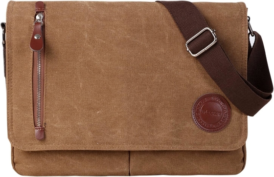 VINTAGE CANVAS Сашель МЕССЕНДЖЕР САК для мужчин Женщины,Путешественный плечевой сумка 13,5 &quot;Лаптоп сумки книжный пакет