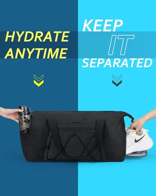 BAGSMART Gym Bag с обувным отсеком и мокрым карманом, легкий спортивный туристический сумка, C TO STORE СПОРТНЫЕ ОБРАЗЫ ВОДЫ