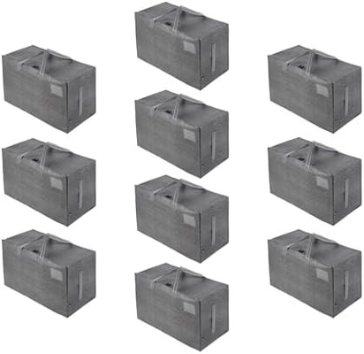 VENO 8 Pack Moving Bags, Moving Supplies, Moving Boxes, College Packing Storage Boxes with Lids Alternative, Heavy Duty (Вено 8 - упаковка перевозочных сумок, перевозочных принадлежностей, коробки для переезда, коробки для упаковки в колледж)