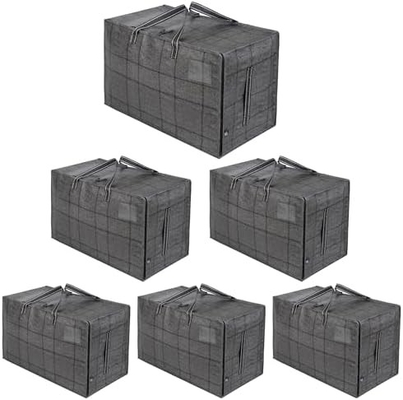 VENO 8 Pack Moving Bags, Moving Supplies, Moving Boxes, College Packing Storage Boxes with Lids Alternative, Heavy Duty (Вено 8 - упаковка перевозочных сумок, перевозочных принадлежностей, коробки для переезда, коробки для упаковки в колледж)