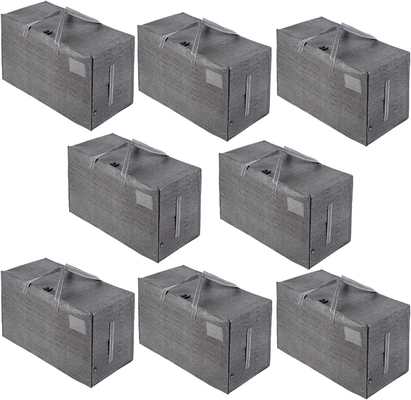 VENO 8 Pack Moving Bags, Moving Supplies, Moving Boxes, College Packing Storage Boxes with Lids Alternative, Heavy Duty (Вено 8 - упаковка перевозочных сумок, перевозочных принадлежностей, коробки для переезда, коробки для упаковки в колледж)
