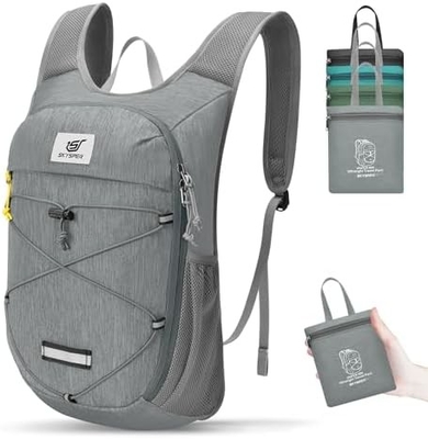 SKYSPER складной рюкзак для походов - 10L небольшой легкий дневный рюкзак Дышащие рюкзаки для мужчин Женщины