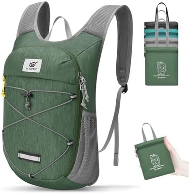 SKYSPER складной рюкзак для походов - 10L небольшой легкий дневный рюкзак Дышащие рюкзаки для мужчин Женщины