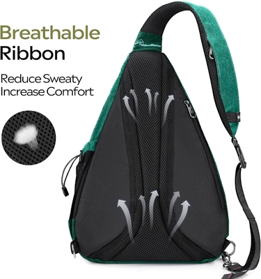 OutdoorMaster Sling Bag, Hiking Daypack, Crossbody Shoulder Chest Urban Outdoor Travel Backpack для женщин и мужчин