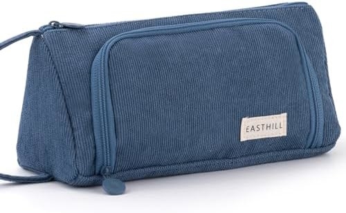EASTHILL Большой объем карандаш Чехлы Pouch Каленка Чехлы Простые бумажные сумки Школа Колледж Офисный организатор для девочек-подростков