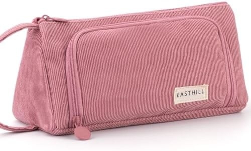 EASTHILL Большой объем карандаш Чехлы Pouch Каленка Чехлы Простые бумажные сумки Школа Колледж Офисный организатор для девочек-подростков