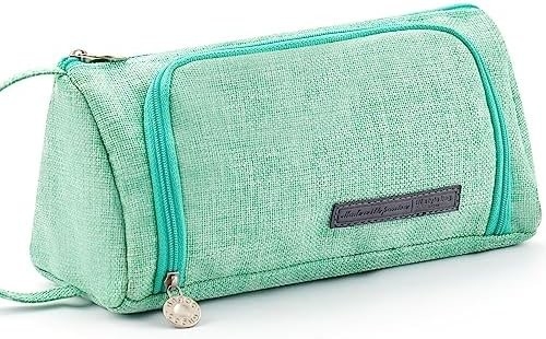 EASTHILL Большой объем карандаш Чехлы Pouch Каленка Чехлы Простые бумажные сумки Школа Колледж Офисный организатор для девочек-подростков