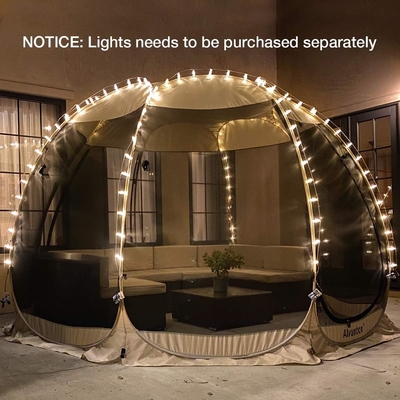 Alvantor Screen House Room Camping Tent Outdoor Canopy Pop Up Sun Shade Hexagon Shelter Mesh Стены не водонепроницаемые 6'x6'