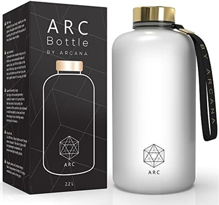 Бутылка с водой ARCANA Arc с указателем времени - Бутылки с водой для мотивации с временем питья - Без BPA