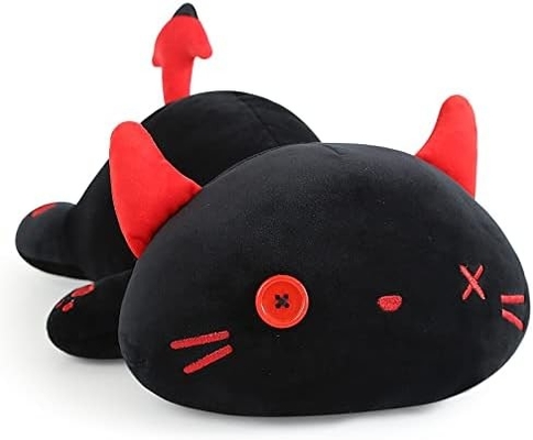 Onsoyours Cute Kitten Plush Toy 25.5 &quot;Наполненное животное домашнее животное Китти Мягкий аниме Кошка Большая плюшевая подушка для детей (Белый А, 25.5