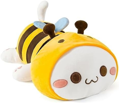 Onsoyours Cute Kitten Plush Toy 25.5 &quot;Наполненное животное домашнее животное Китти Мягкий аниме Кошка Большая плюшевая подушка для детей (Белый А, 25.5
