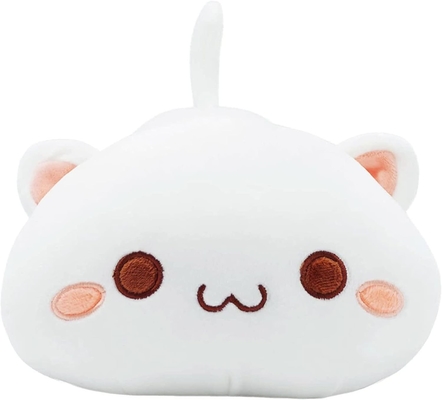 Onsoyours Cute Kitten Plush Toy 25.5 &quot;Наполненное животное домашнее животное Китти Мягкий аниме Кошка Большая плюшевая подушка для детей (Белый А, 25.5