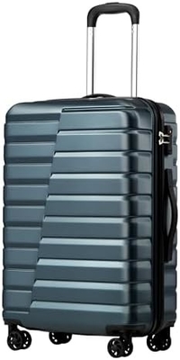 Чемодан PC ABS TSA багаж 3 штук набор замок спиннер носить на (зелёный)