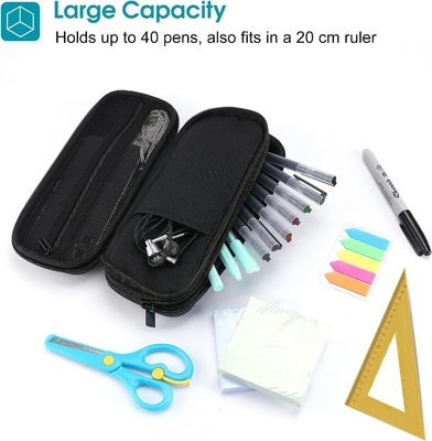 ProCase Pen Pen Pencil Case, 2-слойный EVA Zipper Pencil Box Pouch Большой вместимости канцелярские принадлежности для организации хранения для школы