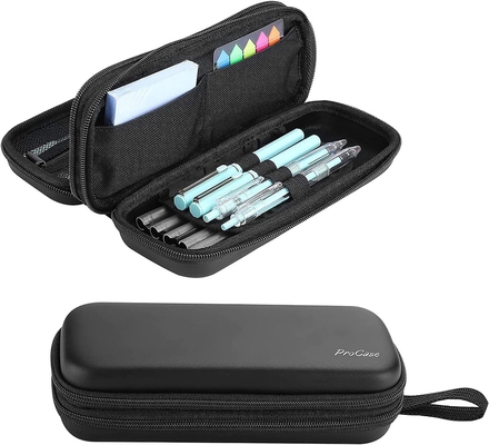 ProCase Pen Pen Pencil Case, 2-слойный EVA Zipper Pencil Box Pouch Большой вместимости канцелярские принадлежности для организации хранения для школы
