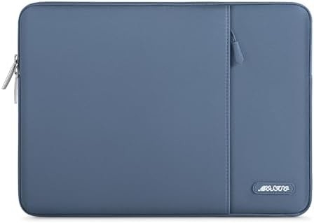 Ноутбук с рукавами совместим с MacBook Air 13 M3 A3113 M2 /Pro 13 M2 M1,полиэстерный вертикальный корпус с карманным корпусом, серый