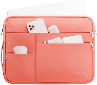 Подходит для MacBook Pro 13-14 дюймов, переработанный ПЭТ ноутбук чемодан с ручкой и аксессуарный карман