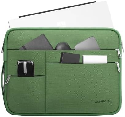 Подходит для MacBook Pro 13-14 дюймов, переработанный ПЭТ ноутбук чемодан с ручкой и аксессуарный карман