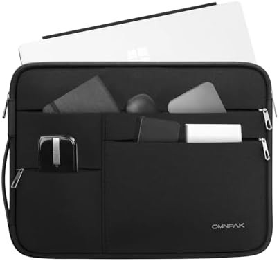 Подходит для MacBook Pro 13-14 дюймов, переработанный ПЭТ ноутбук чемодан с ручкой и аксессуарный карман