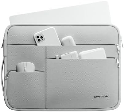 Подходит для MacBook Pro 13-14 дюймов, переработанный ПЭТ ноутбук чемодан с ручкой и аксессуарный карман
