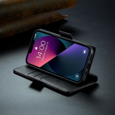 QLTYPRI Wallet Cover для iPhone 13/14, [RFID-блокировка] держатель слота для кредитных карт для устойчивой к ударам защиты корпуса телефона