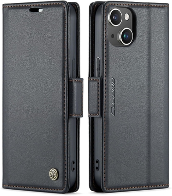 QLTYPRI Wallet Cover для iPhone 13/14, [RFID-блокировка] держатель слота для кредитных карт для устойчивой к ударам защиты корпуса телефона