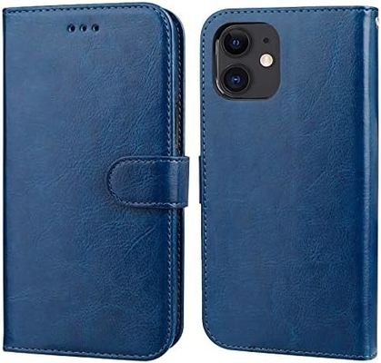 Совместима с кошельком для iPhone 12/Pro с держателем карт PU кожаный подставник устойчивый к ударам запястье ремень clamshell 6,1-дюймовый