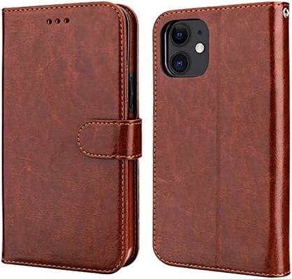 Совместима с кошельком для iPhone 12/Pro с держателем карт PU кожаный подставник устойчивый к ударам запястье ремень clamshell 6,1-дюймовый