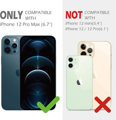 Чехлы для iPhone 12 Pro Max с крышкой камеры и подставкой, защитная крышка для брони военного класса,