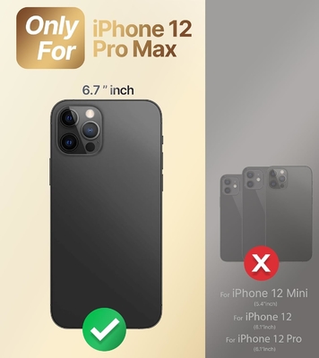 iPhone 12 Pro Max Чехло со стойкой, Чехло для телефона с двойным кольцом, Женщины Девушки Bling роскошный защитный чехл с слухом