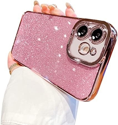 Прозрачный дизайн корпуса iPhone 12 Pro Max, встроенный блеск роскошной блестящей бумаги, поп и красивый